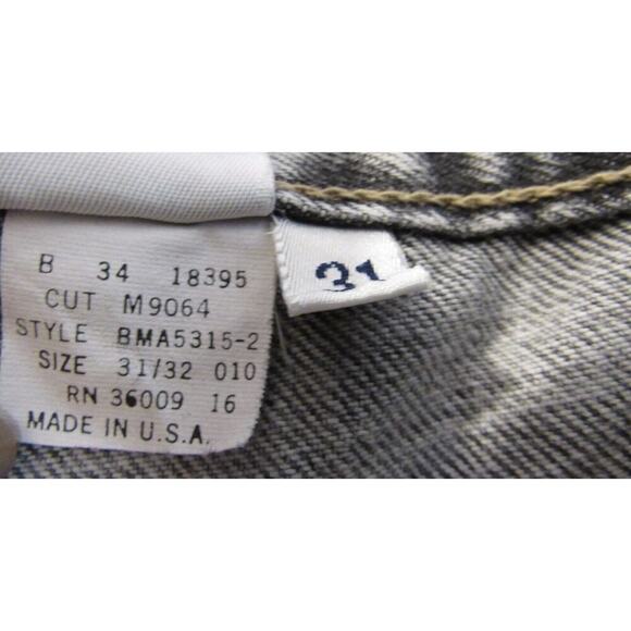 Rare Vtg 80s Calvin Klein Acid Wash Denim- Size 28 Tapered Leg- Made in USA - Picture 9 of 14